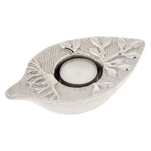 image of Tree of Life Leaf Tealight Champagne