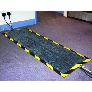 Image of Floortex Kable Mat 400x1200mm Black FCKAB40120