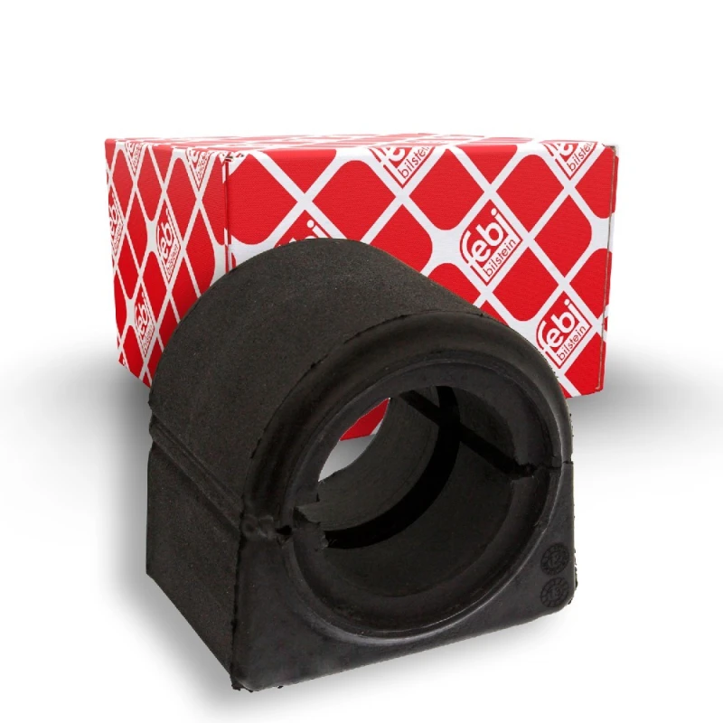Image of FEBI BILSTEIN 07163 Stabilizer Bushes Rear Axle, Elastomer Elastomer Anti-roll Bar Bush Kit (1334)