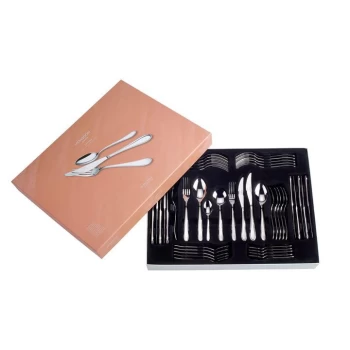 Image of Arthur Price Monsoon Sahara' stainless steel 44 piece 6 person boxed cutlery set for luxury home dining - Metallics