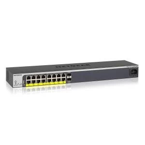 image of Netgear ProSafe Easy-Mount 16 Port PoE Gigabit Smart Ethernet Switch