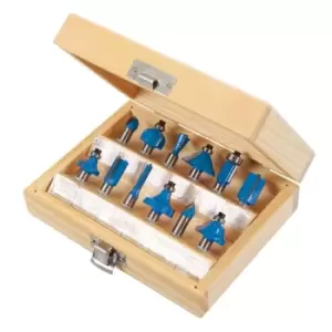 Image of Silverline 8mm TCT Router Bit Set 12pce - 8mm