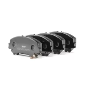 Image of FERODO Brake pad set FDB4843 Brake pads,Brake pad set, disc brake RENAULT,NISSAN,Kadjar (HA_, HL_),Koleos II (HC_),Qashqai II (J11, J11_)
