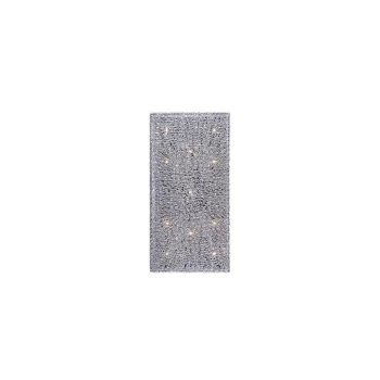 Image of Ideal Lux Quadro - 11 Light Rectangle Ceiling Flush Light Mesh Chrome, G9