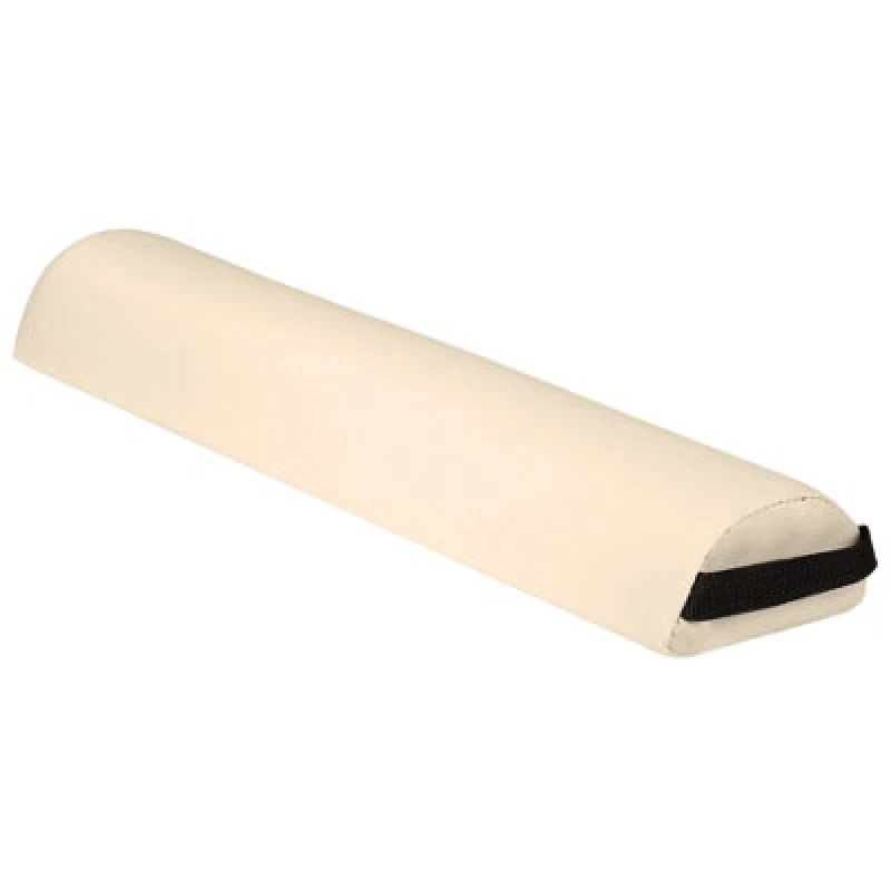 Image of Tectake 25" Massage Table Chair Half Round Bolster Pillow Spa Bed Cushion 5.5" Circle - Beige