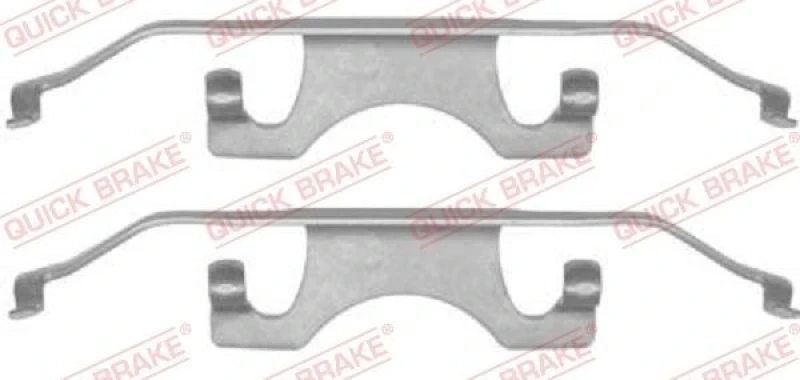 Image of QUICK BRAKE Brake pad fitting kit QUICK BRAKE 109-1241