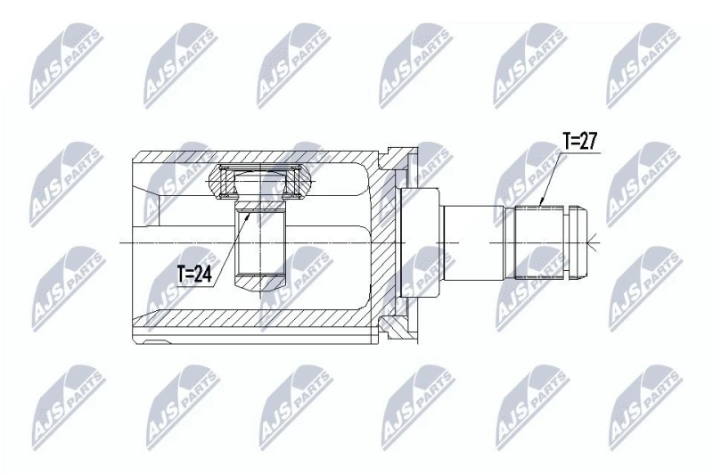Image of NTY CV joint kit NTY NPW-BM-061