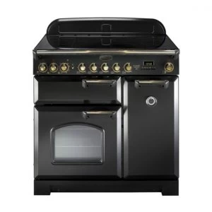 Image of Rangemaster CDL90ECBL-B Classic Deluxe 90cm Ceramic Range Cooker