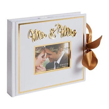 image of Always & Forever Gold Foil Photo Album 4" x 6" - 25 Pages