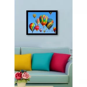 Image of SC0558 Multicolor Decorative Framed MDF Painting