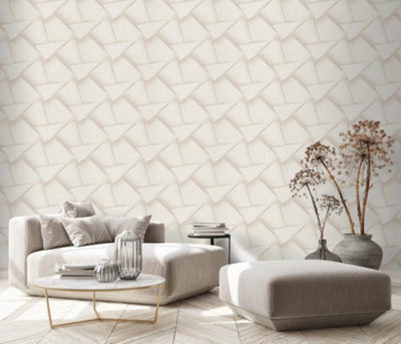 Image of Erismann Nonwoven Wallpaper Creme - 10,05 X 0,53 M