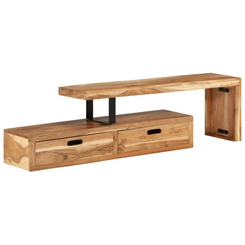 Image of VIDAXL Vidaxl - tv Stand (118-200)x30x40cm Solid Wood Acacia 8720845693046