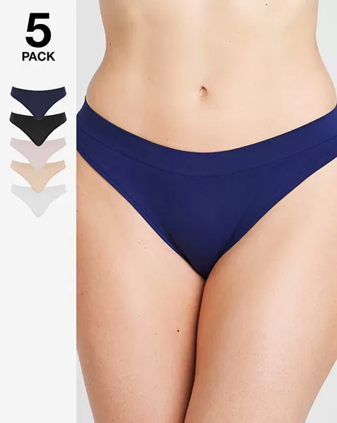 Image of Dorina Rosanne 5 Pack Briefs Blu Multi Multi Female 18 DQ22005