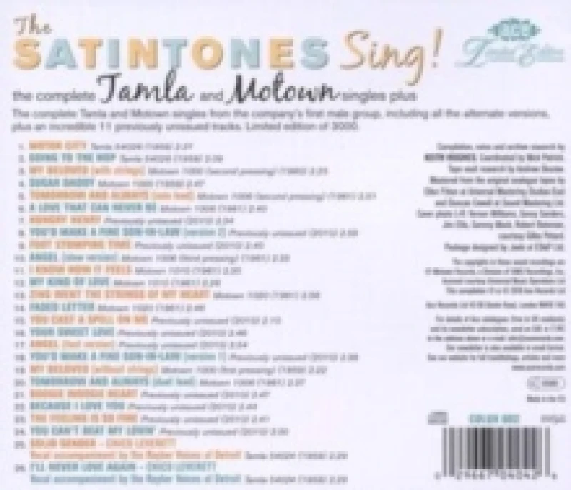 Image of Sing!: The complete Tamla and Motown singles plus CD / Album
