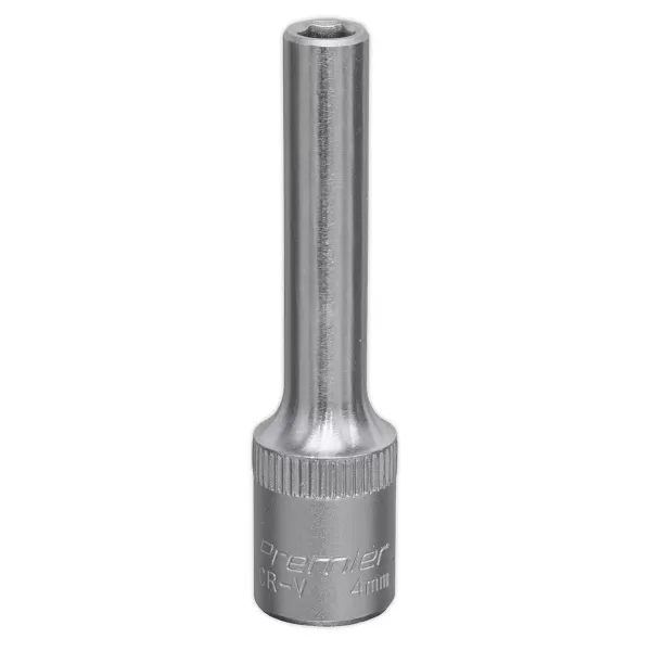 Image of Genuine SEALEY S1404D WallDrive® Socket 4mm Deep 1/4Sq Drive