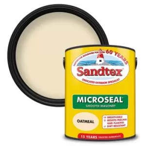 image of Sandtex Ultra Smooth Masonry Paint - Oatmeal - 5L