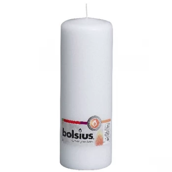 image of Bolsius Pillar Candle Single White