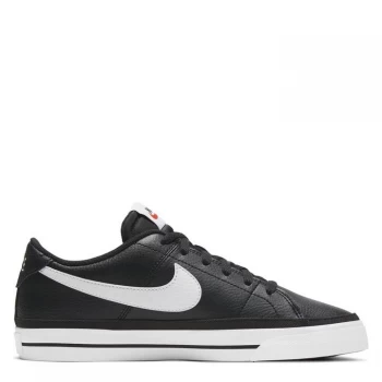 Image of Nike Court Legacy Shoes Womens - BLACK/WHITE