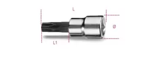 image of Beta Tools 910PT 3/8" Square Drive 5-Star Bit Socket Driver PT40 009100540