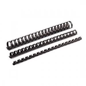 Image of Fellowes 5330702 8mm Black Comb 25pk