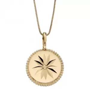 Image of Wellness Symbol Yellow Gold Pendant GP2281
