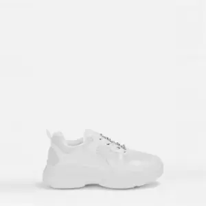 image of Missguided Chunky Sole Trainer - White