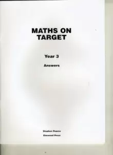 Image of Maths on Target Year 3 Answers