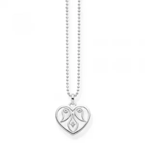 image of THOMAS SABO Filigree Diamond Heart Pendant Necklace...