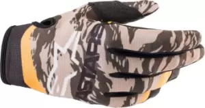 Image of Alpinestars Radar 22 Motocross Gloves, green-multicolored, Size S, green-multicolored, Size S