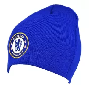 image of Chelsea FC Beanie (One Size) (Royal Blue)