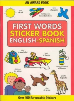 Image of First Words Sticker Book Paperback