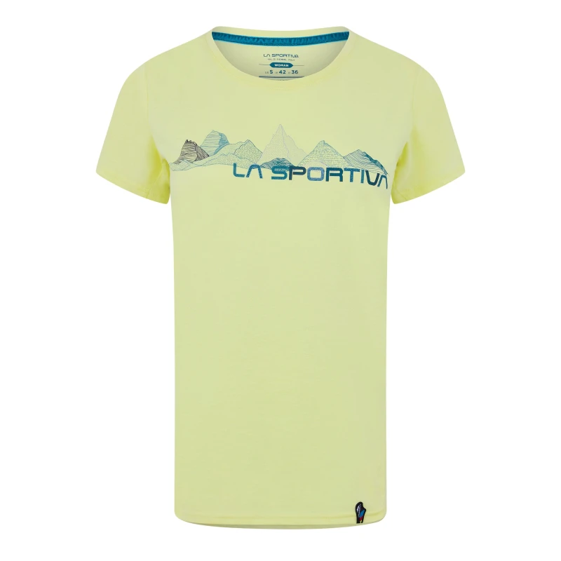 Image of La Sportiva Peaks T Shirt Ladies Yellow female 12 (M)