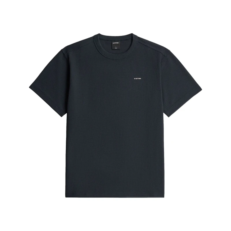 Image of G-Star Structured T-Shirt G-Star True Bleu Male S
