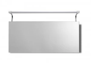 Image of Wall Lamp 10W LED Big Double IP44 4000K, 850lm, Silver, Frosted Acrylic, Polished Chrome