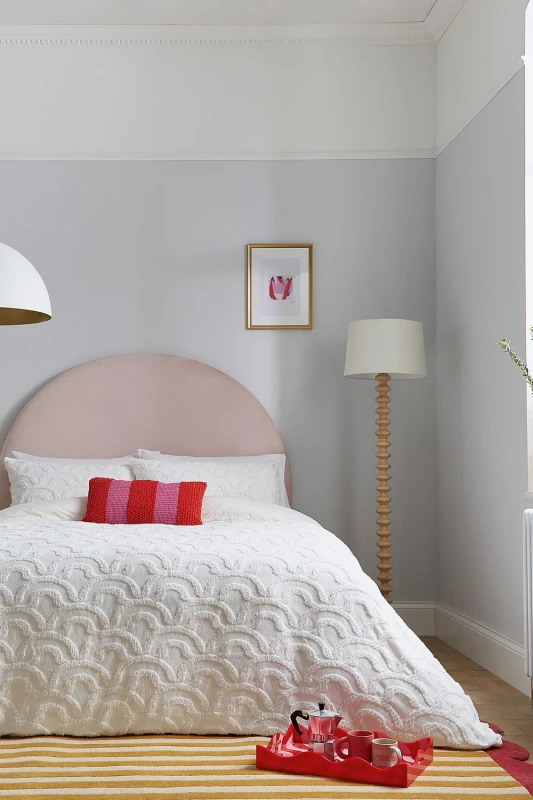 Image of Helena Springfield Helena Springfield 'Annie' Jacquard Duvet Cover Set in White Size: Double White Double Unisex 5016709702225
