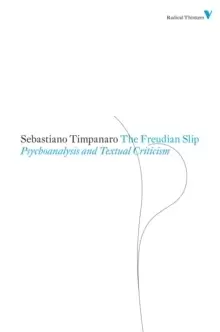 Image of The Freudian Slip : Psychoanalysis and Textual Criticism