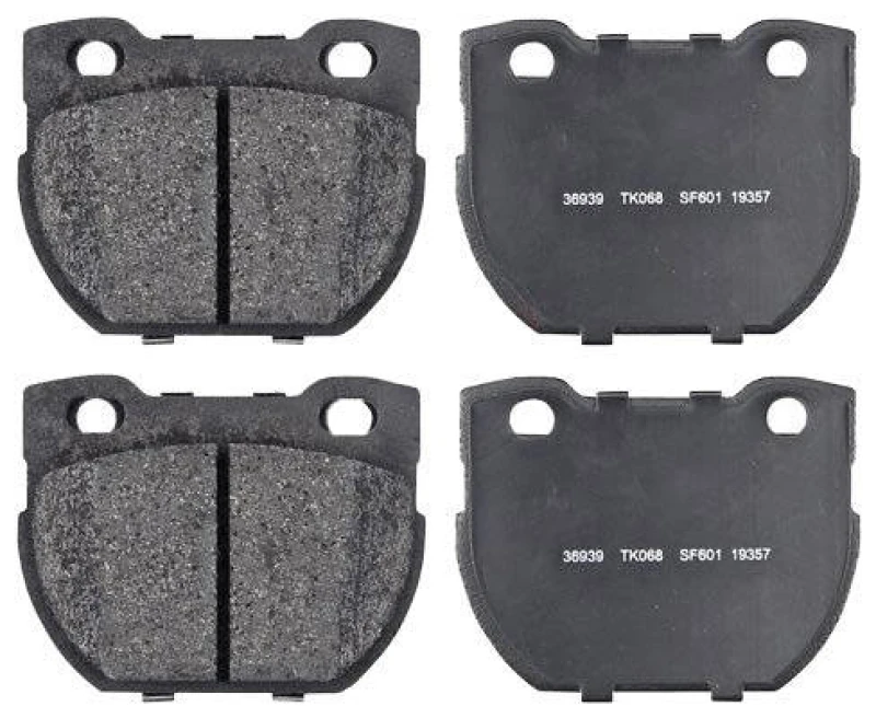 Image of A.B.S. 36939 Brake pad set without integrated wear sensor Brake Pad Set,disc brake (402)