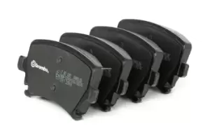 Image of BREMBO Brake pad set VW,AUDI,SKODA P 85 095 1K0698451B,1K0698451E,1K0698451K 3C0698451A,1K0698451B,1K0698451E,1K0698451K,3C0698451A,1K0698451B