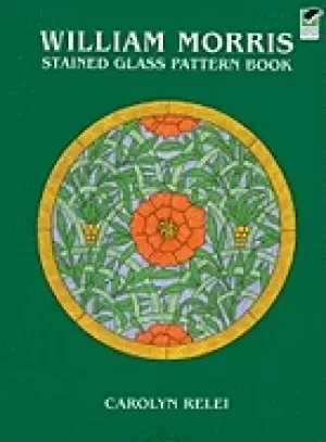 Image of william morris stained glass pattern book