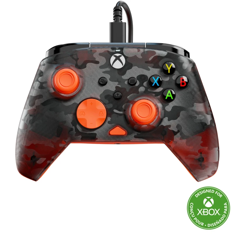 Image of TURTLE BEACH Rematch Coreu0026tradeController for Xbox & PC - Camo Orange 840454400038