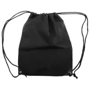 Shugon Stafford Plain Drawstring Tote Bag - 13 Litres (One Size) (Black)