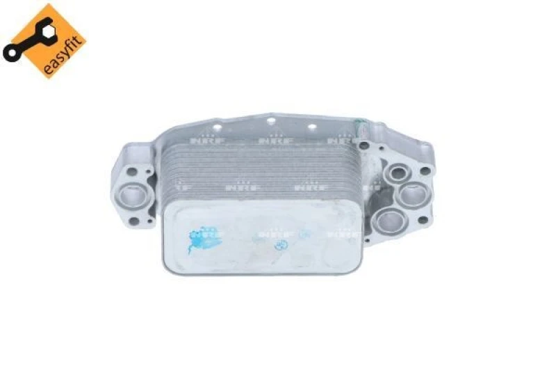 Image of NRF 31804 Oil Cooler EASY FIT without filter, with gaskets/seals Oil Cooler,engine oil (469)