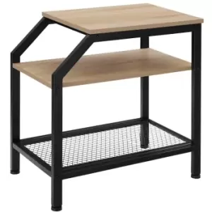 Image of TecTake Plymouth Bedside Table - Brown
