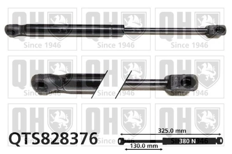 Image of QUINTON HAZELL Bonnet strut QUINTON HAZELL QTS828376