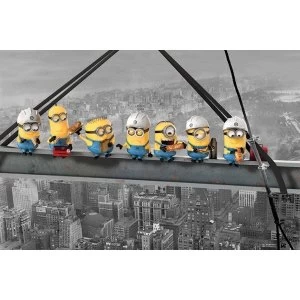 Image of Despicable Me (minions Lunch On A Skyscraper) Maxi Poster