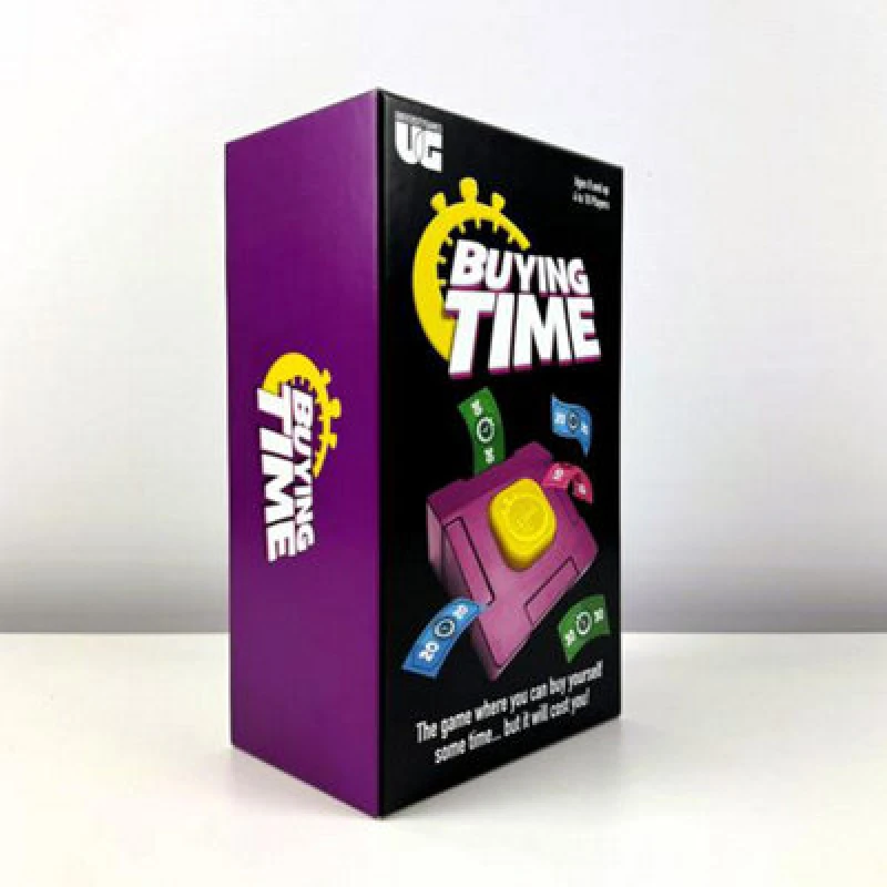 Image of Buying Time Board Game Ages 8+ 4-10 Players Team Strategy Game
