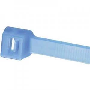 Image of Cable tie 188mm Blue Heat resistant Panduit BSTC