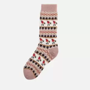 Image of Barbour Terrier Fairisle Knit Socks - M