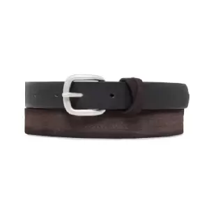 image of Timberland Womens/Ladies Casual Line Leather Belt (M) (Brown)