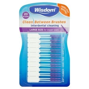 image of Wisdom Clean Between Large Interdental Brushes 20Pcs